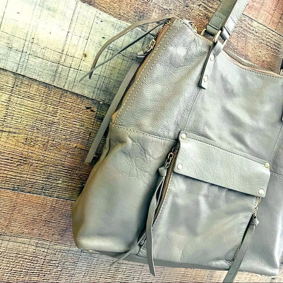 Kooba Leather Everette Tote Bag Taupe - Picture 5 of 12